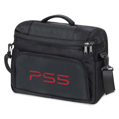 Ps5 Bag Ps5 Slim Carrying Storage Case for Ps5 Slim Controller Console Ps5 Pro Travel Carrying Bag for Game Disc Gaming Mice USB Cable Charger & Accessories