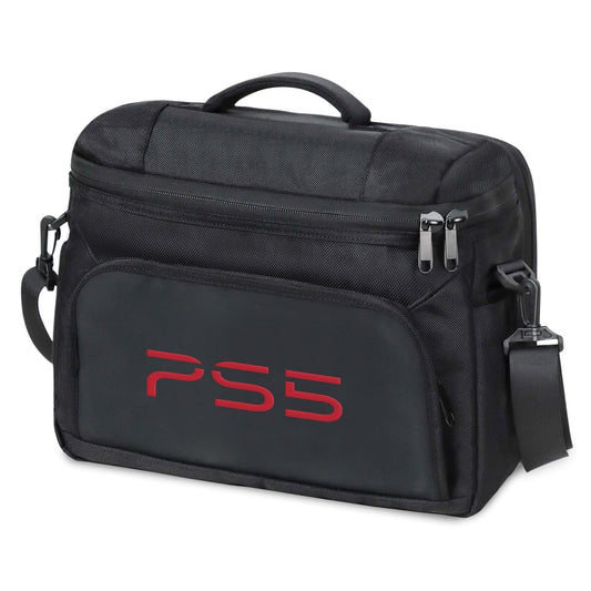 Ps5 Bag Ps5 Slim Carrying Storage Case for Ps5 Slim Controller Console Ps5 Pro Travel Carrying Bag for Game Disc Gaming Mice USB Cable Charger & Accessories